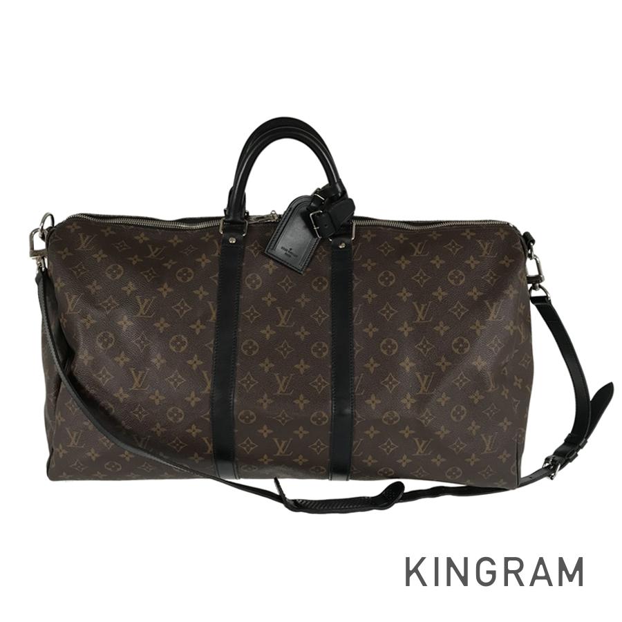 モノグラム マカサー キーポル バンドリエール 55 M56714 ボストンバッグ kkd【中古】