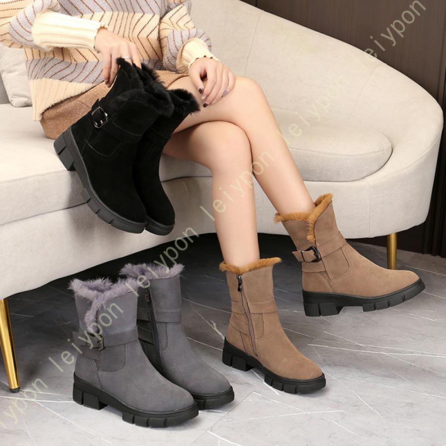 ロングブーツ レディース 厚底 ブーツ スノーブーツ ニーハイブーツ 秋冬 ボア付き 裏起毛 大きいサイズ 疲れにくい 歩きやすい 大人 カジュアル 秋冬 防水