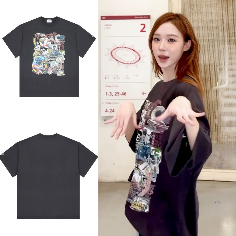 [エスパ ウィンター 着用] GRAILZ COLLAGE T-SHIRTS