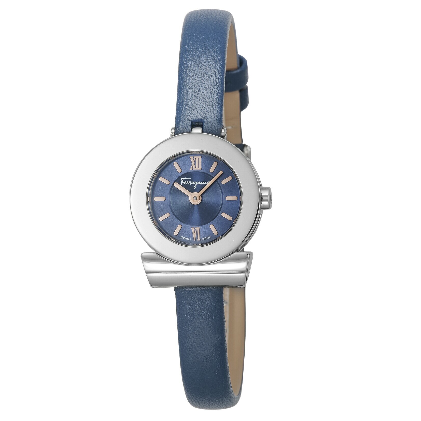 【腕時計】 Ferragamo(フェラガモ) GANCINO / ガンチーニ レディース ネイビー クォーツ SF4302321 時計 ブランド