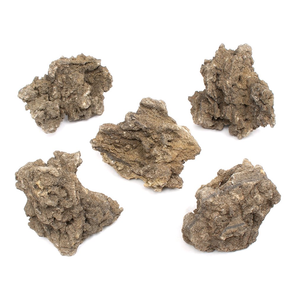 魔光石　Ｍサイズ　約１３ー１８ｃｍ　５個　形状お任せ　アクアリウム　レイアウト素材　ＣＲＣ21―20―99―10―00