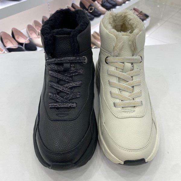 女性防寒スニーカー YADWSB835836BKWH HSYS3A GN