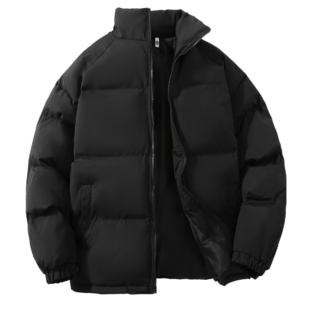 [Amyni] ダウンジャケット メンズ コート 冬服メンズ 大きいサイズ 防風 防寒 厚手 暖かい アウター 無地 男女兼用