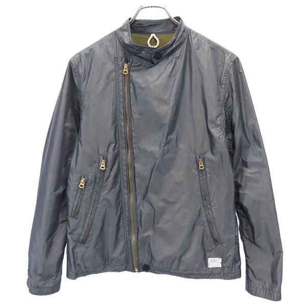 ポールスミスジーンズ ジップジャケット L 茶系 Paul Smith JEANS ライダース風ジャケット レディース