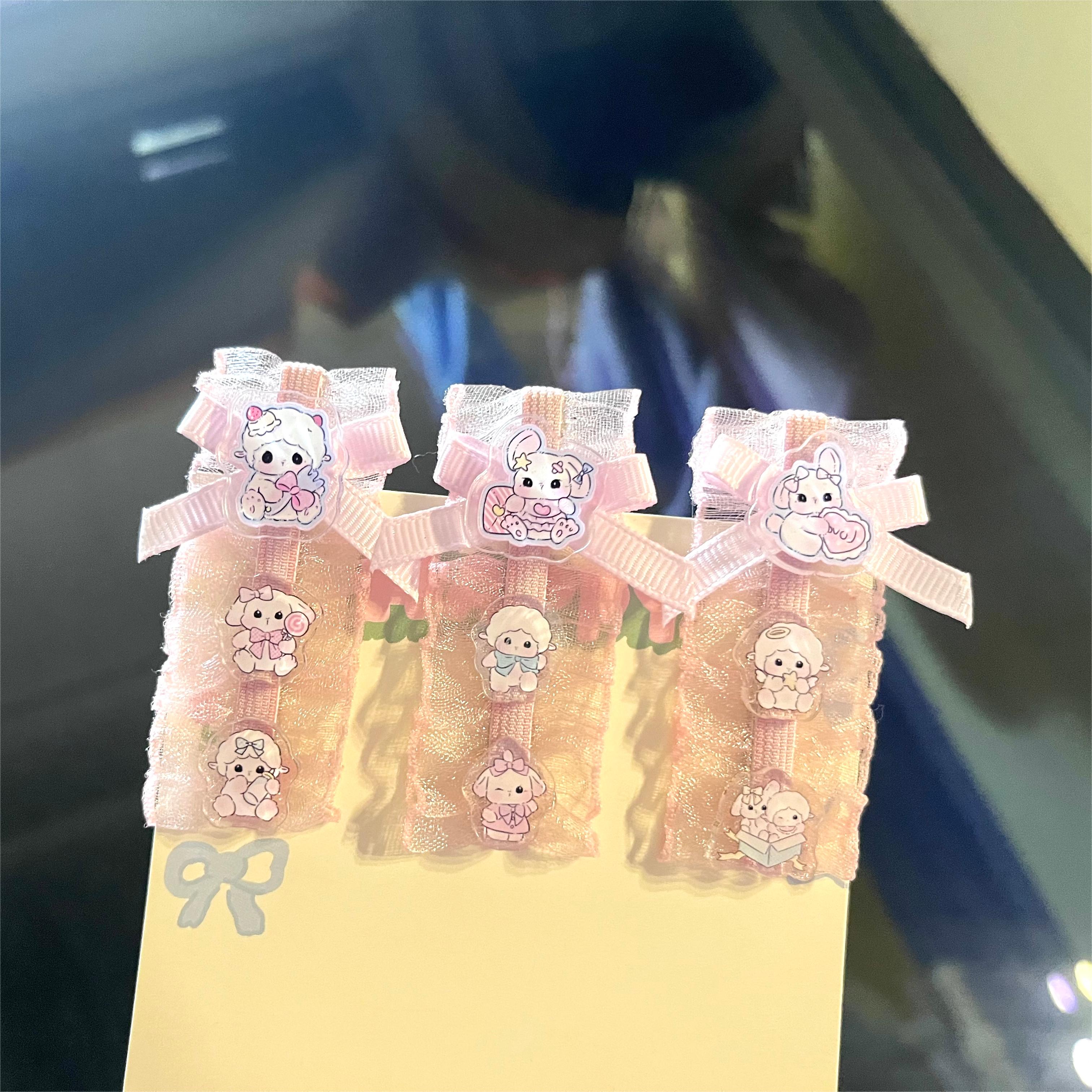 【限定】ヘアクリップラムレースが可愛いリボンヘアピン