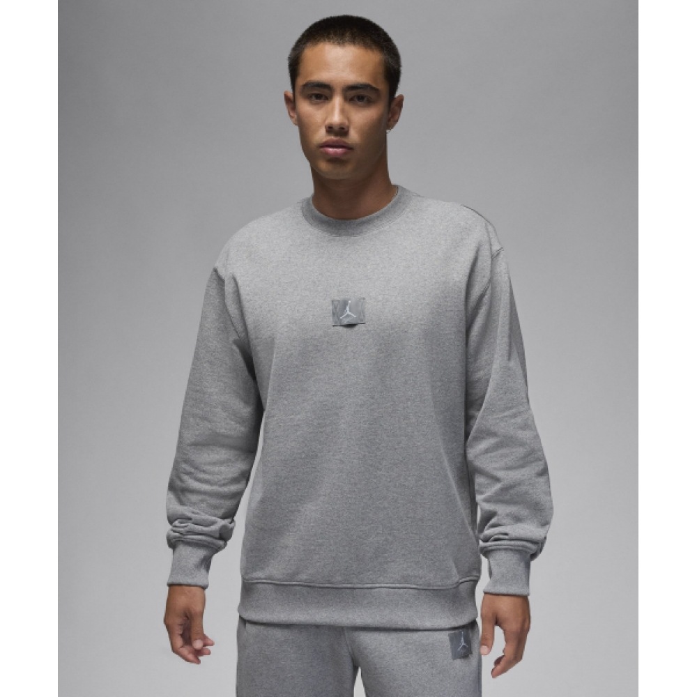 ナイキジョーダンフライトフリースクルーネックスウェットシャツ M-カーボンヘザー/ FV7259-091