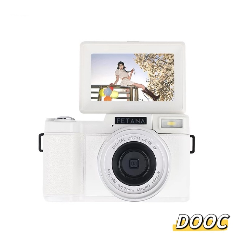 デジカメ デジタルカメラ 小型 4K 5000万画素 高画質 大画面3.0インチ 4倍デジタルズーム 携帯便利 多機能 録画 自撮り デジタルカメラ 写真撮影 2024新品