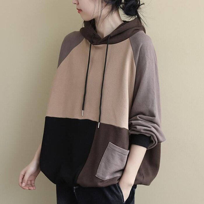 パーカーレディースドッキングフードパーカープルオーバーフードスエットスウェットトレーナー秋冬