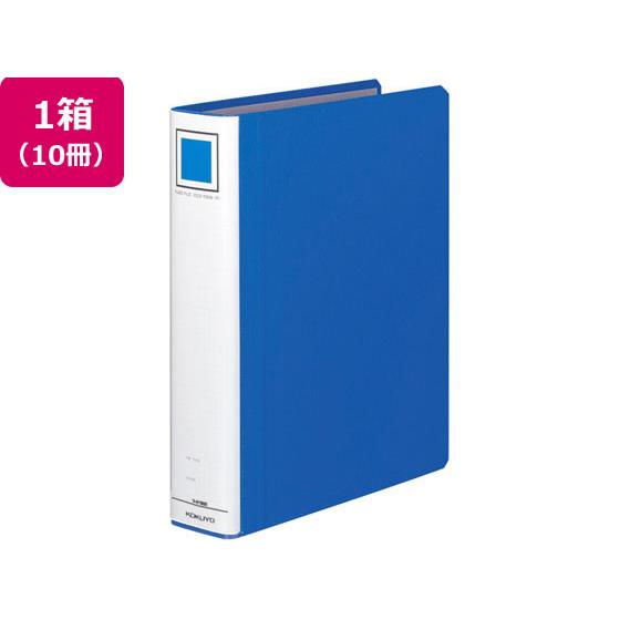 チューブファイル(エコ)片開き A4タテ とじ厚50mm青10冊 コクヨ ﾌ-E650B