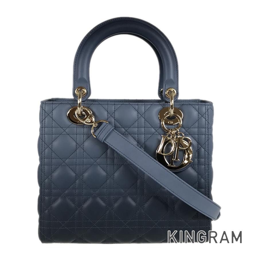 レディディオール カナージュ ミディアム M05650SJB ハンドバッグ ec【中古】