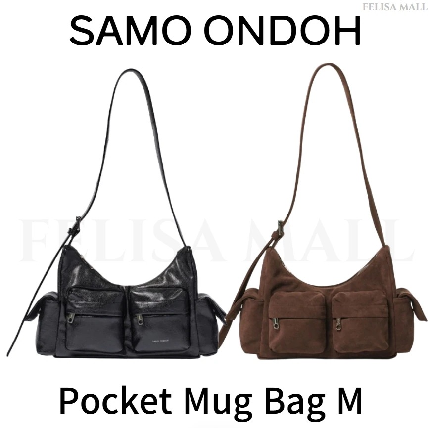 [SAMO ONDOH] Pocket Mug Bag M 【nappa / goat / suede】 韓国アイドル愛用 人気バッグ
