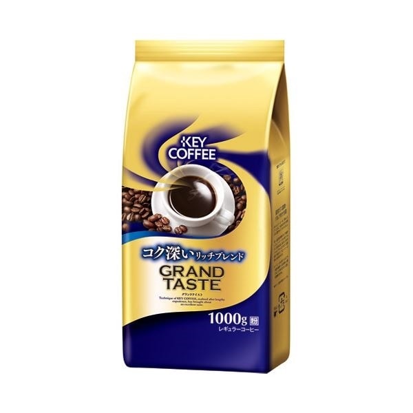 お買い得！】 （まとめ）キーコーヒー グランドテイスト リッチブレンド1kg[x5セット] その他 - flaviogimenis.com.br