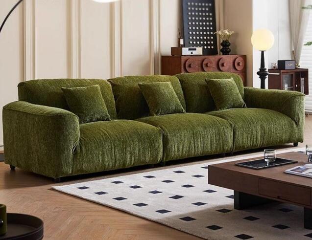 オリジナル風ソファイタリア式高級感ある布芸ソファリビング　レトロソファー　カフェ ホテル B&B 家庭用ソファー 背もたれ自由に調節