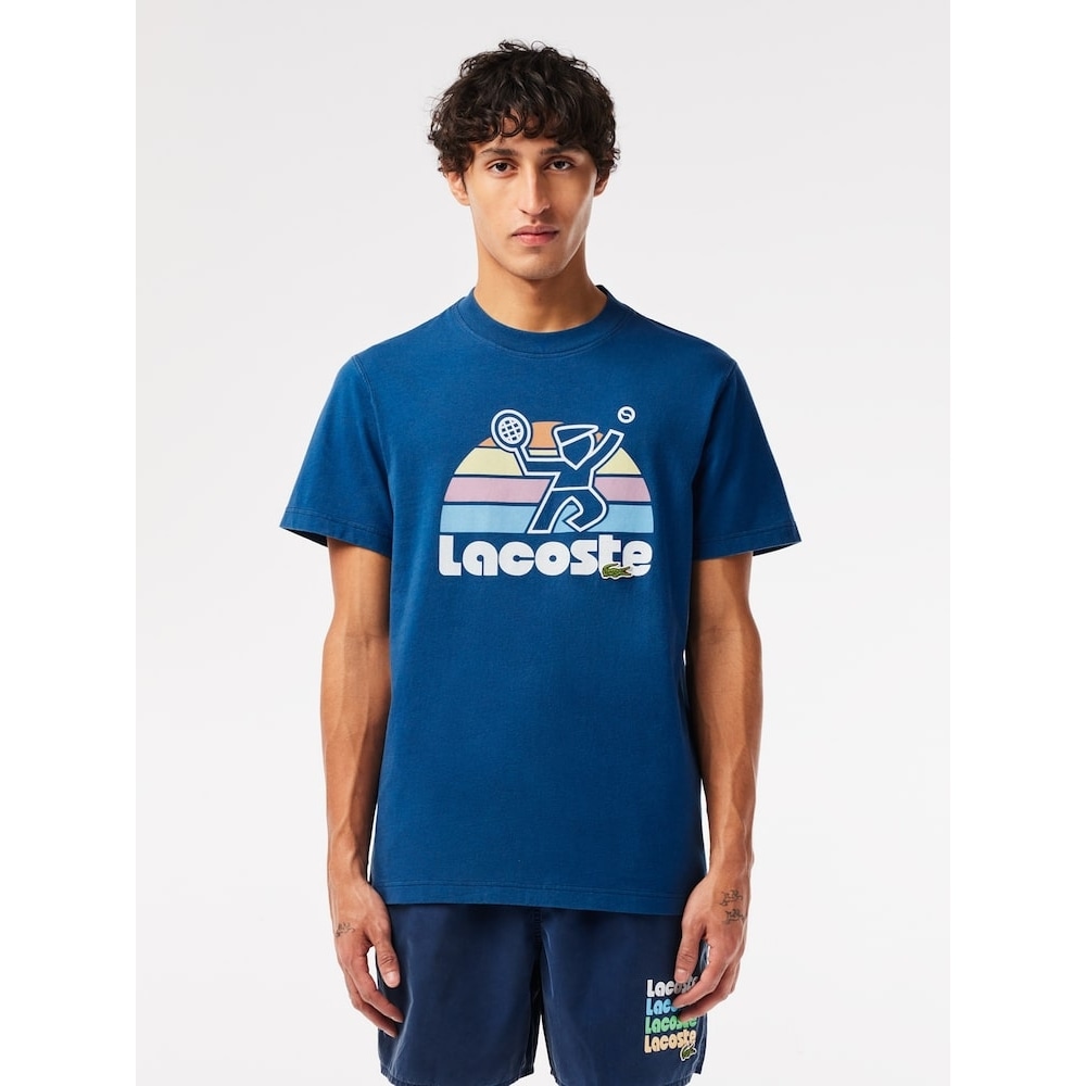 ラコステメンズサマーパックグラフィック T シャツ TH0784-54G HBM Q2NTH0784-54GHBM 10,011円