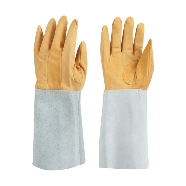東和コーポレーション 溶接用 牛表革 5本指 W-115 オレンジ/グレー 461 1双 5,039円