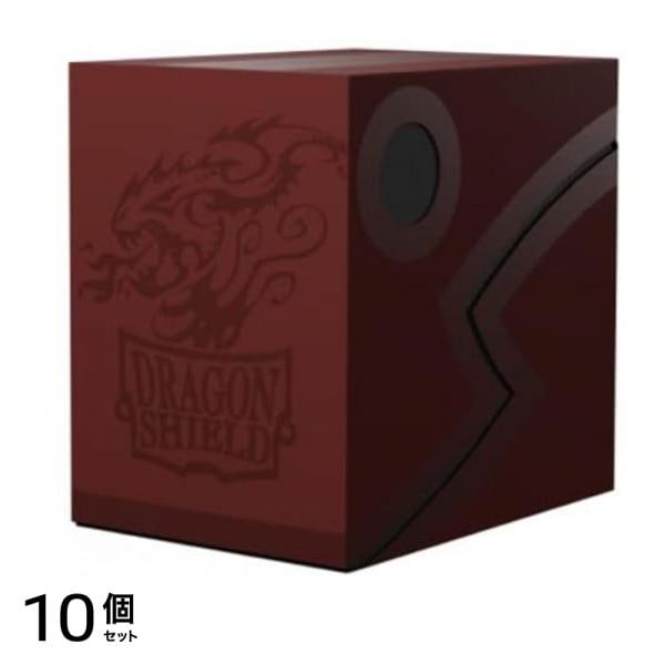 ドラゴンシールド デッキケース Double Shell‐Blood Red/Black 1個入 10個セット