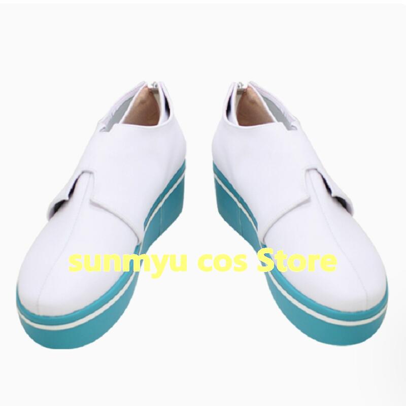 初音ミク レーシングミク2021ver. VOCALOID コスプレ靴 ブーツ