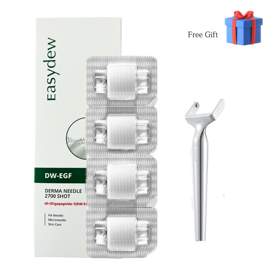 【正規品】DW-EGF ダーマトックス ニードルショット 40mg×4ea + ローラー台 韓国コスメ