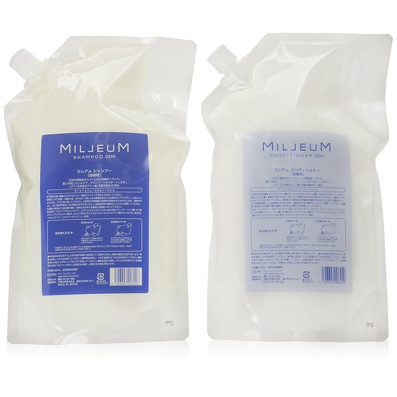 デミ ミレアムシャンプー ＆ コンディショナー 1800ml レフィルセット