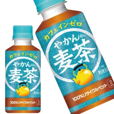 コカコーラ やかんの麦茶 from 爽健美茶 200mlPET60本[30本2箱]【4営業日以内に出荷】