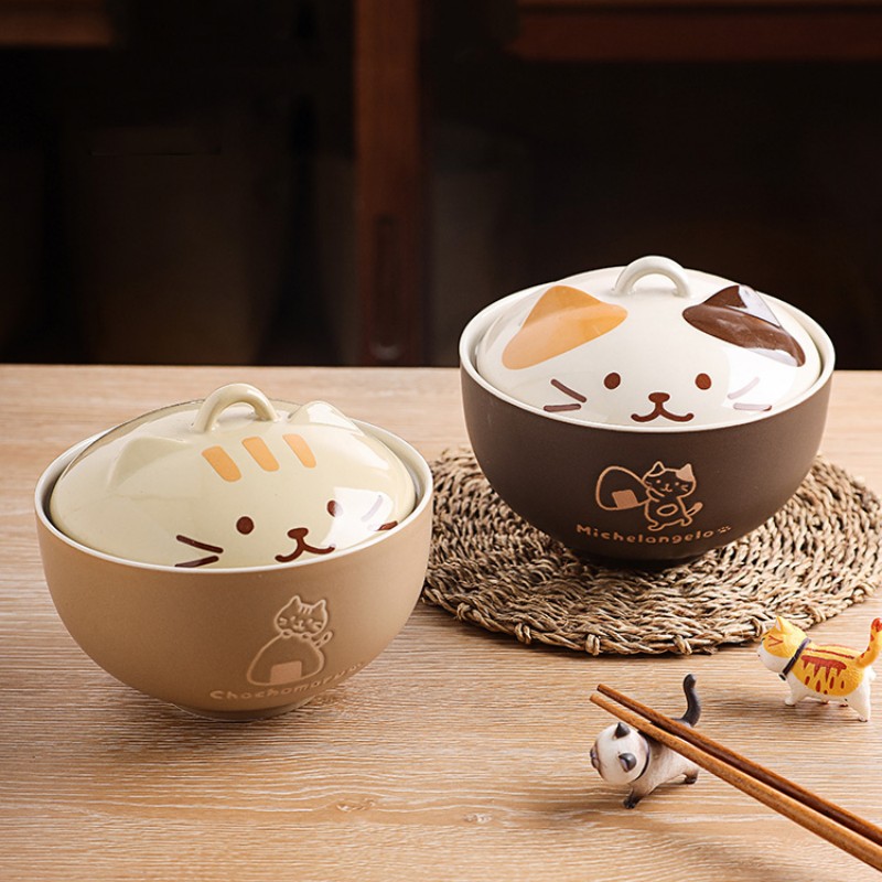 Qoo10] ラーメン どんぶり 蓋付き 550ml