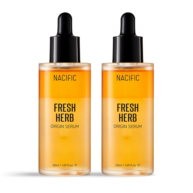 NACIFIC ナシフィック フレッシュハーブ オリジンセラム 50ml 1+1 /毛穴縮小 鎮静保湿アンプル