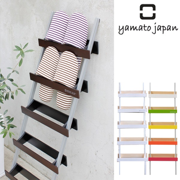 スリッパラック 5足 木製 立て掛け式 ヤマト工芸 yamato ladder rack スリッパ収