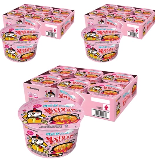 火焼き炒めたらカルボ大カップ105g18個/韓国 ラーメン/ラーメン 焼きそば 炒め麺 インスタントラーメン カップラーメン カップ麺 パスタ クリーム チーズ 韓国 辛い 人気 激辛 汁なし 4,755円