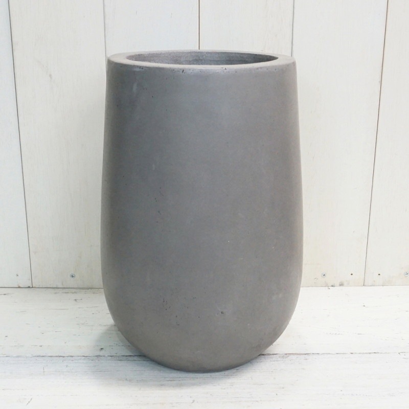 植木鉢 おしゃれ セメント 軽い セドナポット M 36cm 12号 底穴あり プランター 縦長 鉢 室内 観葉植物