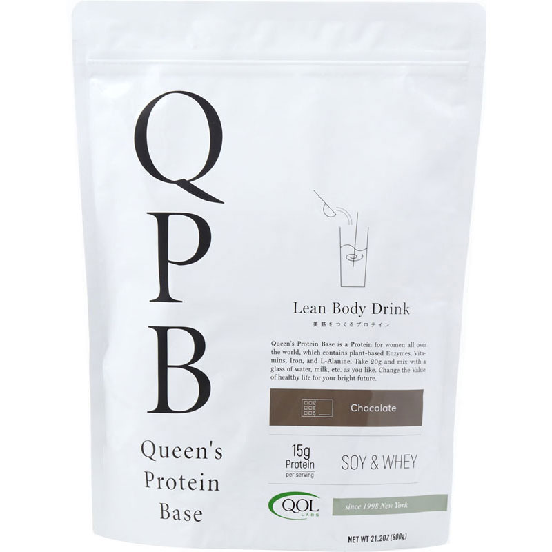 【ロット販売：入り数30】 QOL(キューオーエル) QPB-Queens Protein Base- 600g/チョコレート味 ボディーケア スポーツ食品 (314mp4k)