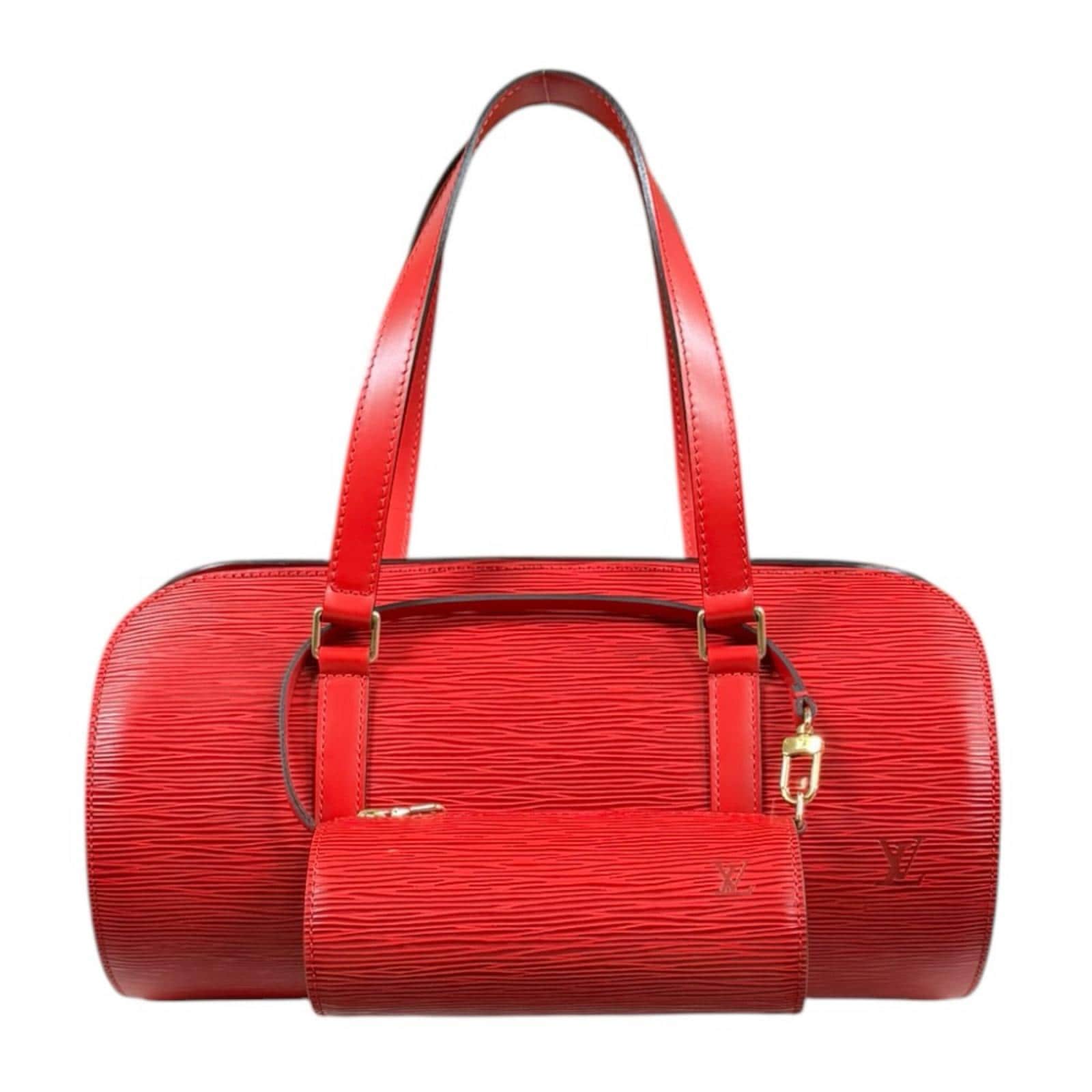 ルイヴィトン スフロ エピ ハンドバッグ エピレザー M52227 レッド LOUIS VUITTON 中古