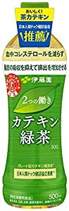 [トクホ] 伊藤園 2つの働き カテキン緑茶 500ml24本