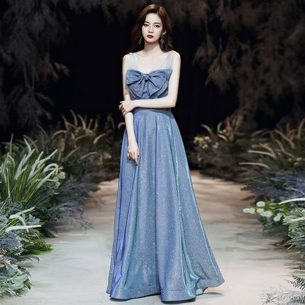 パーティードレス ロング ドレス フォーマル イブニングドレス ウェディング 結婚式 演奏会 ドレス 大きいサイズ xl 2xl 3xl きれいめ 可愛い おしゃれ ロング丈 マキシ丈 袖なし リボン