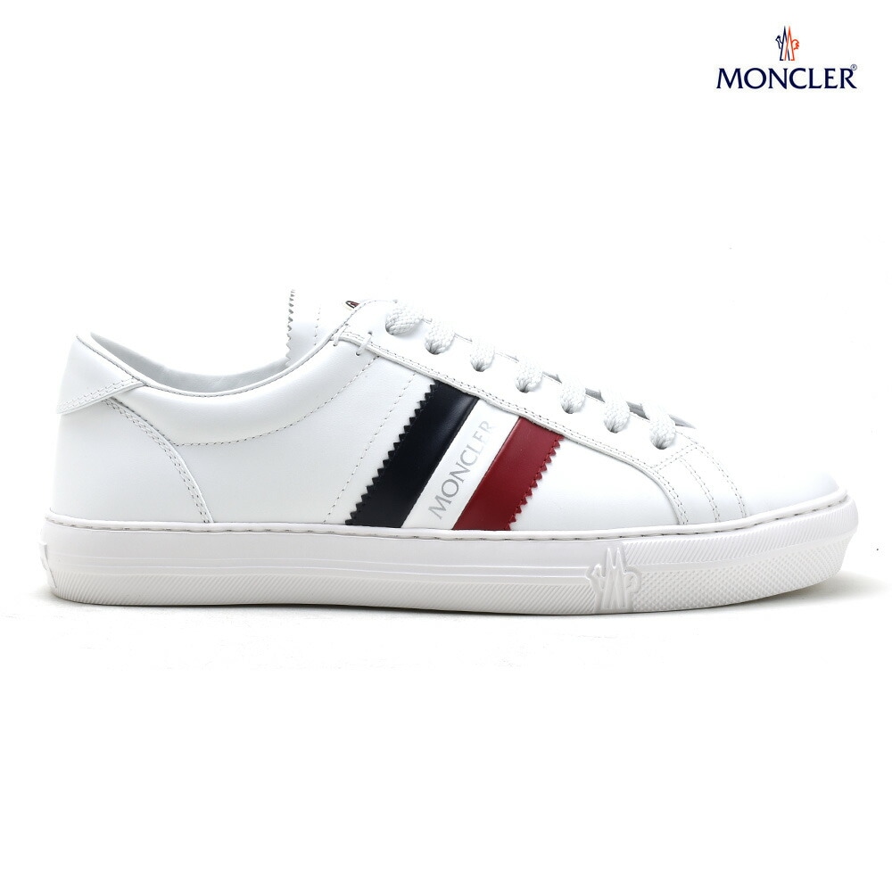 モンクレール スニーカー メンズ モナコ ローカット スニーカー ホワイト 白 MONCLER NEW MONACO[4m71440-002]