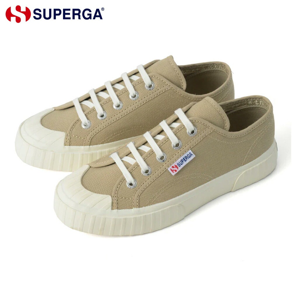 SUPERGA スニーカー メンズ レディース 3A00GRT0 AQJ スペルガ 2630 STRIPE ミリタリーテイスト 厚底