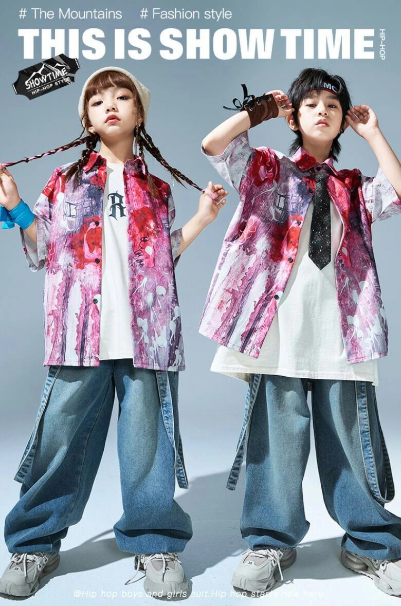 演出服 練習着 ヒップホップ 発表会 レッスンダンスウェア hiphop タンクトップ K-POP 子供ダンス衣装 jazz シャツ チーム衣装 2点セット3点セット 応援団 ダンスセットアップ ス