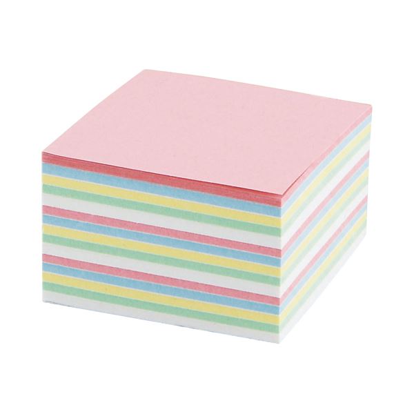 (まとめ) プロモスティックジャパン どこからでもふせん 50×50mm 混色5色 TAF-09-008 1冊 (×30セット)