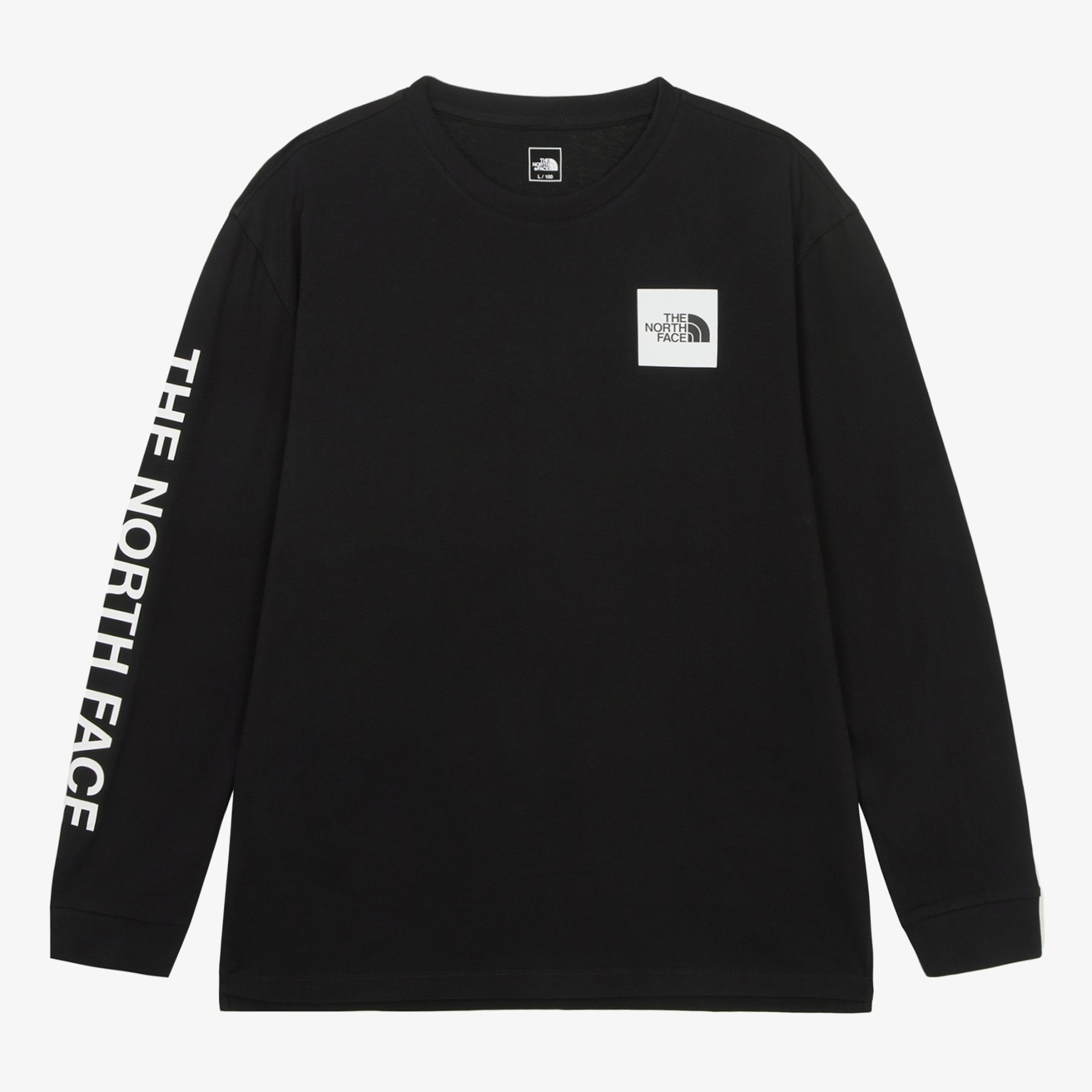韓国正規品保証 関税負担なし NT7TR59A TNF CORE EX L/S R/TEE デイリー 基本 着装 男子 女子 人気 韓国 ファッション 男女共用 アウトドア