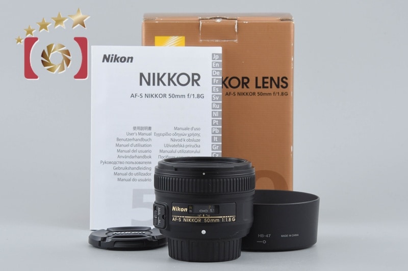 AF-S NIKKOR 50mm f/1.8 G 元箱付き