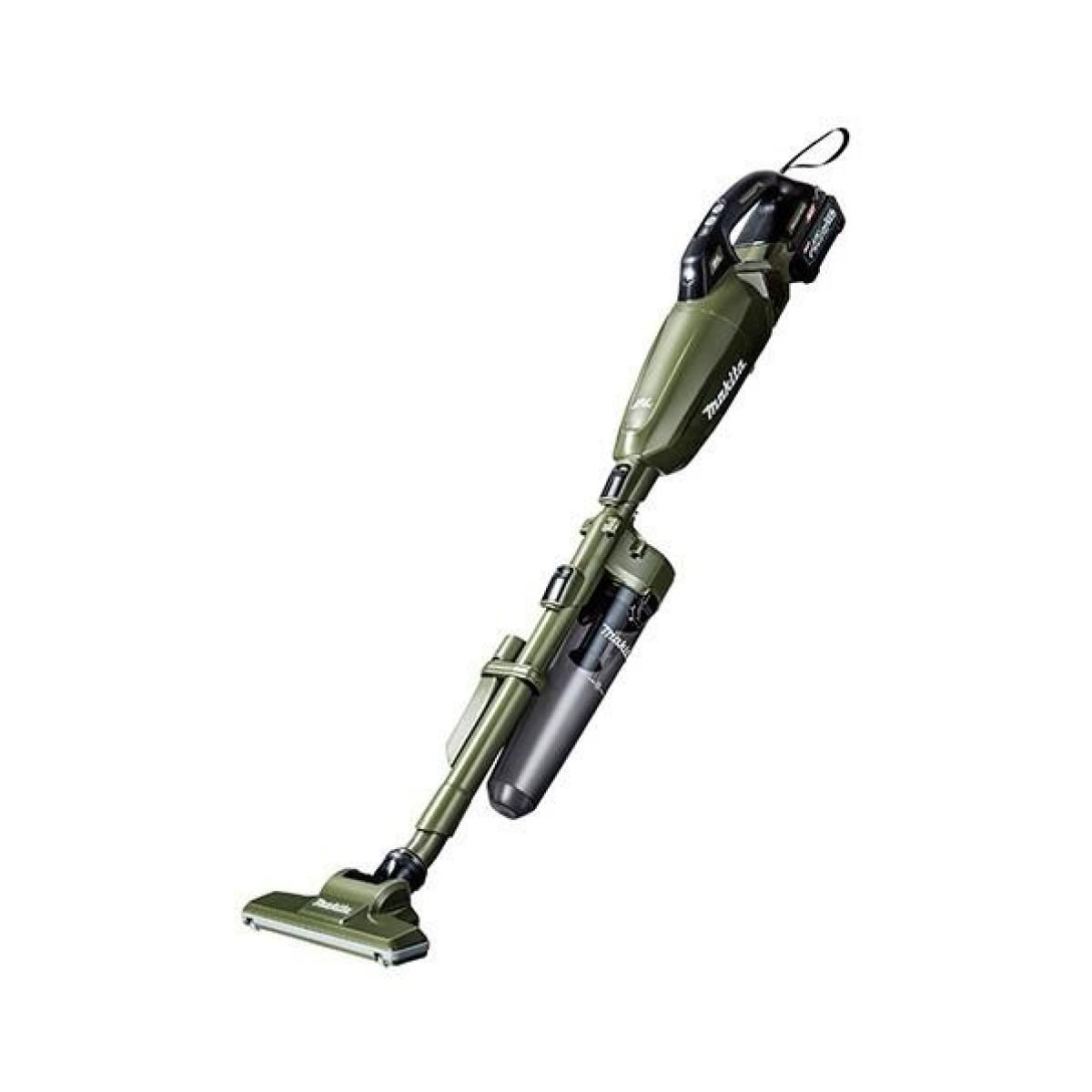 マキタ Makita 掃除機 CL001GRDCO 充電式クリーナー オリーブ グリーン カプセル式 バッテリ・充電器付 静音 ハイパワー スティッククリーナー