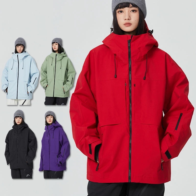 スノーボードウェア ジャケット 単品 トップス アウター レディース メンズ スノボウェア スキーウェア 防水15000mm 男女兼用 防水防寒 保温 防雪 海外通販
