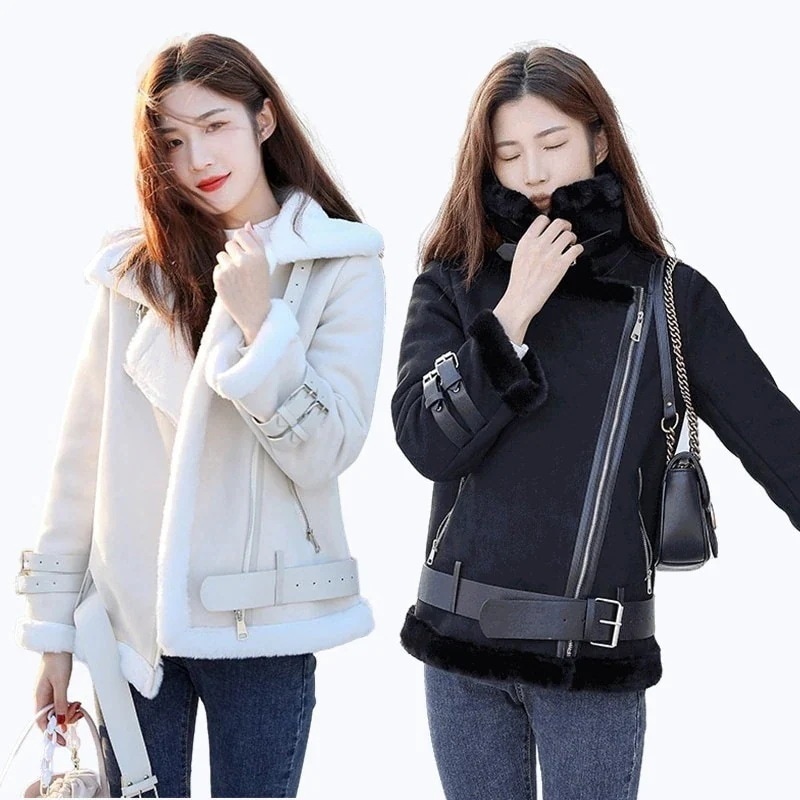 【春はライダースで保温！】 厚手 レザー 【メーカー直配】裏起毛 ウール ゆったりジャケット ムートン メガ割