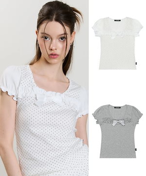 Qoo10 LUV IS TRUE RT LACE TEE プリント 半袖