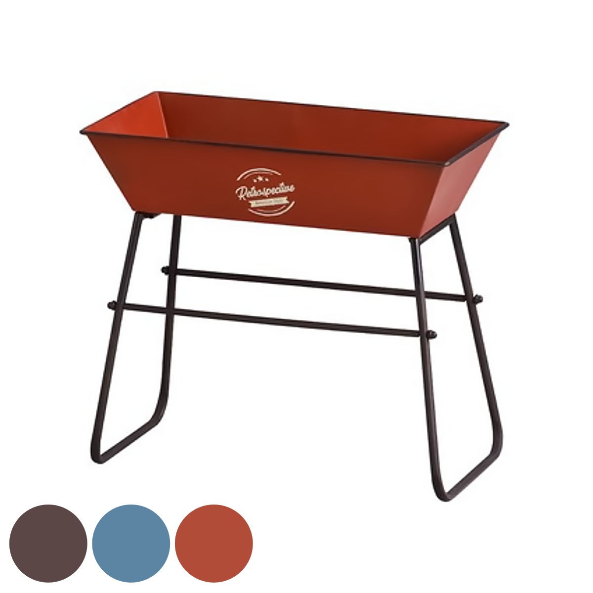 プランタースタンド ガラージュ 花台 プランター スタンド フラワースタンド ガーデニング用品 折りたたみ 鉢置き 園芸 鉢台 プラントスタンド 鉢スタンド 1段 アンティーク おしゃれ