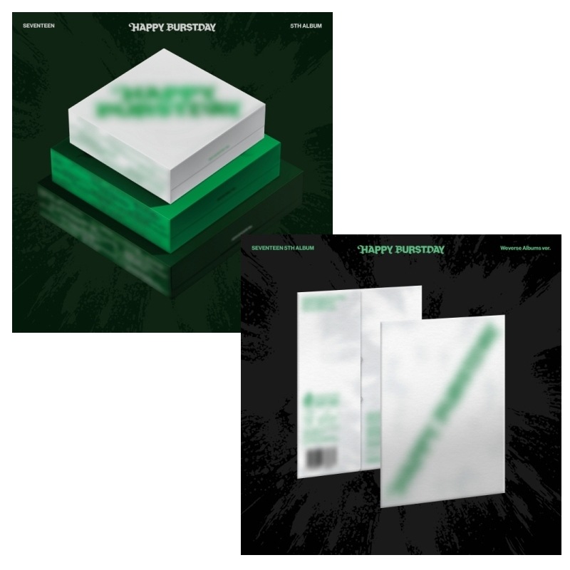 [4種セット] (HAPPY BURSTDAY 3種+Weverse 1種) SEVENTEEN 正規5集アルバム HAPPY BURSTDAY 韓国チャート反映 7,747円