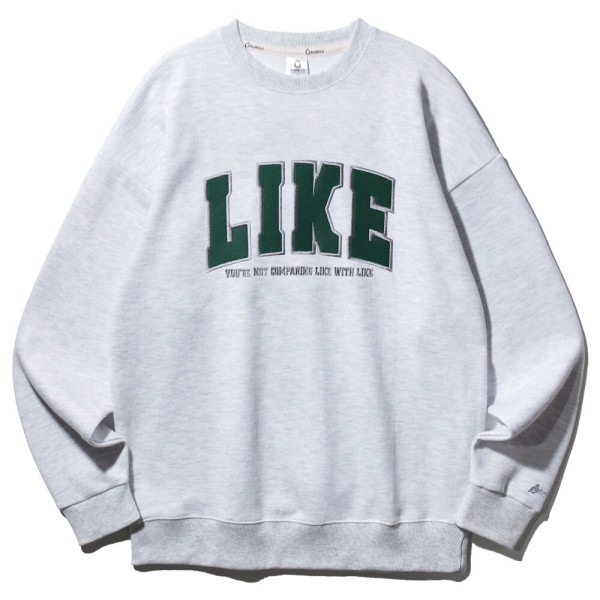 アルビンクロー LIKE オーバーフィット マンツーマンTシャツ MAR738 (5 COLOR)