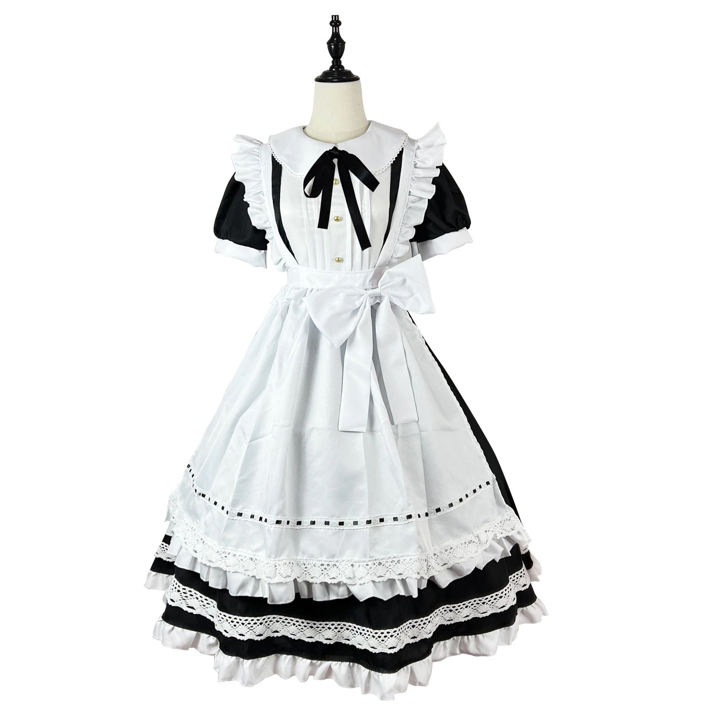 和服コスチュームコスチュームワンピース 長袖 偽善者 コスチュームメイド ロングドレス コスプレ 制服 かわいい メイド服