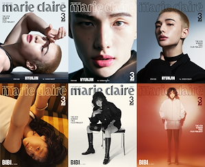 [和訳付き] marie claire KOREA 6種 2025年 3月号 Stray Kids HYUNJIN BIBI