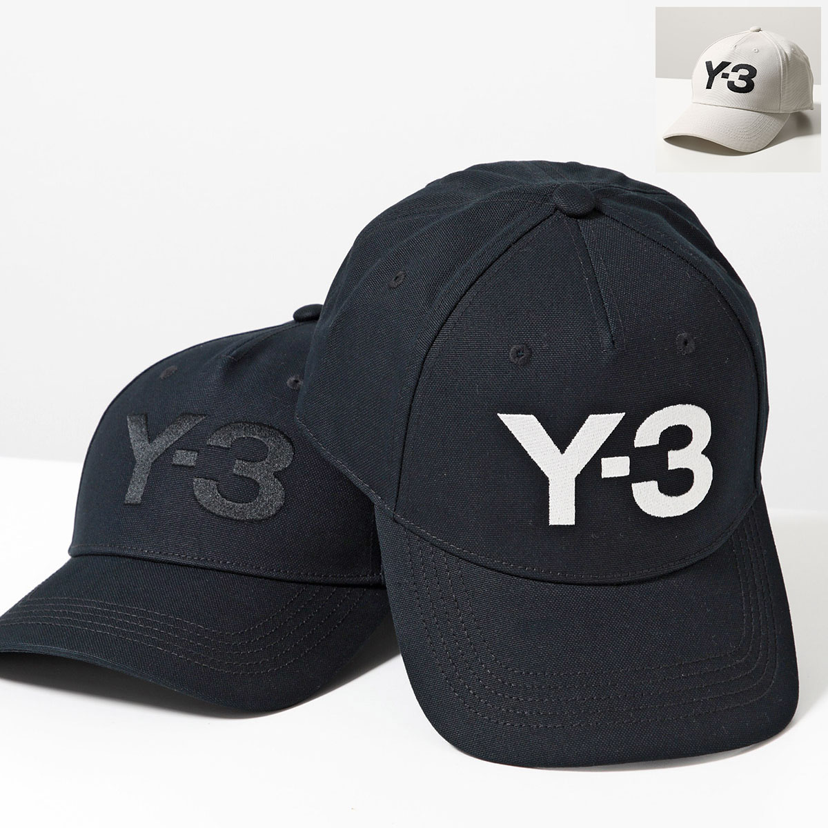 Y-3 ワイスリー ベースボールキャップ LOGO CAP JP1143 JP1142 JP1144 メンズ コットン ロゴ刺繍 帽子 カラー3色 9,059円