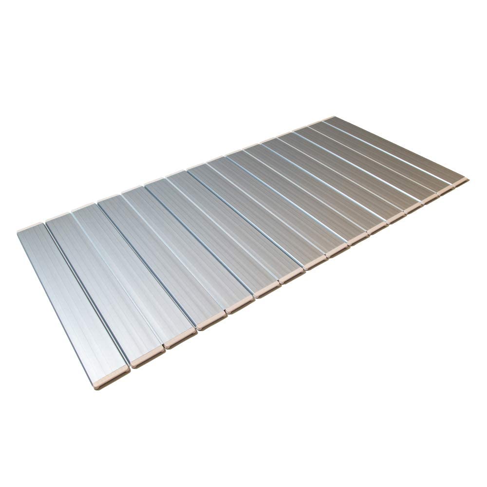 東プレ 折りたたみ風呂ふた 抗菌Ag＋ メタリックグレー 75×159cm 日本製 L16